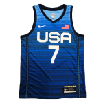 Men's USA Basketball Kevin Durant #7 Nike Navy 2021 Tokyo Olympics Jersey