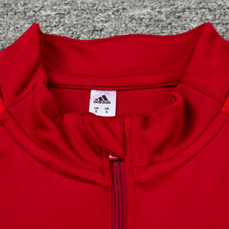 Bayern Munich Sweatshirt Kit 2021/22 - Kid Red (Top+Pants) - gojersey