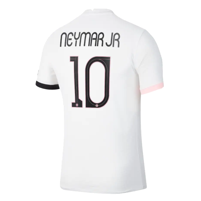 2021-2022 PSG Neymar Jr 10 Away White Authentic Jersey