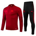 Bayern Munich Sweatshirt Kit 2021/22 - Kid Red (Top+Pants)