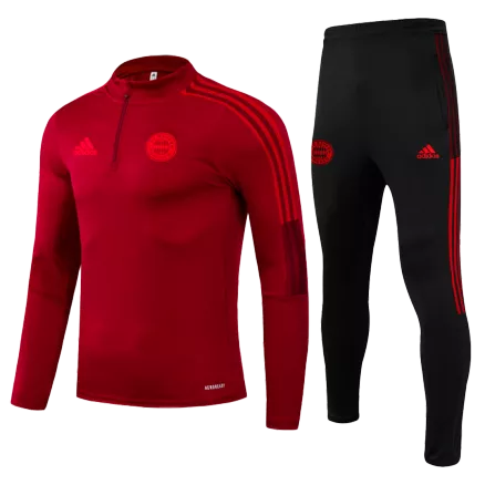 Bayern Munich Sweatshirt Kit 2021/22 - Red (Top+Pants) - gojerseys