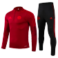 Bayern Munich Sweatshirt Kit 2021/22 - Red (Top+Pants)