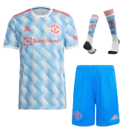 Manchester United Away Jersey Kit 2021/22 (Jersey+Shorts+Socks) - goaljerseys