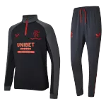 Glasgow Rangers Sweatshirt Kit 2021/22 - Black&Gray (Top+Pants) - goaljerseys