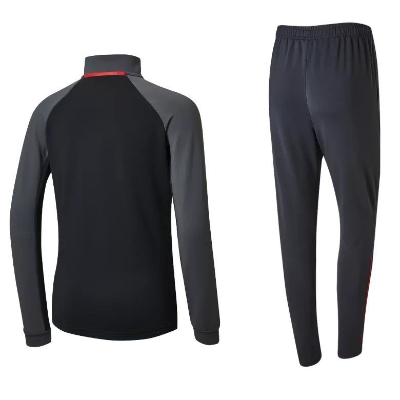 Glasgow Rangers Sweatshirt Kit 2021/22 - Black&Gray (Top+Pants) - gojersey