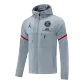 PSG Hoodie Jacket 2021/22 Gray - goaljerseys