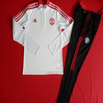Manchester United Sweatshirt Kit 2021/22 - White (Top+Pants)
