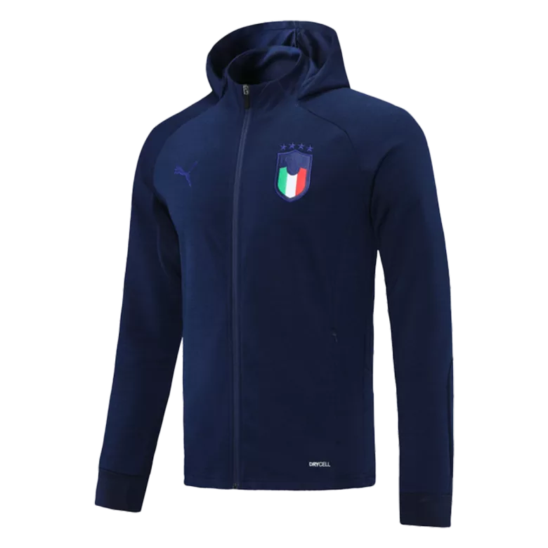 Italy Hoodie Jacket 2021/22 Royal Blue - gojersey