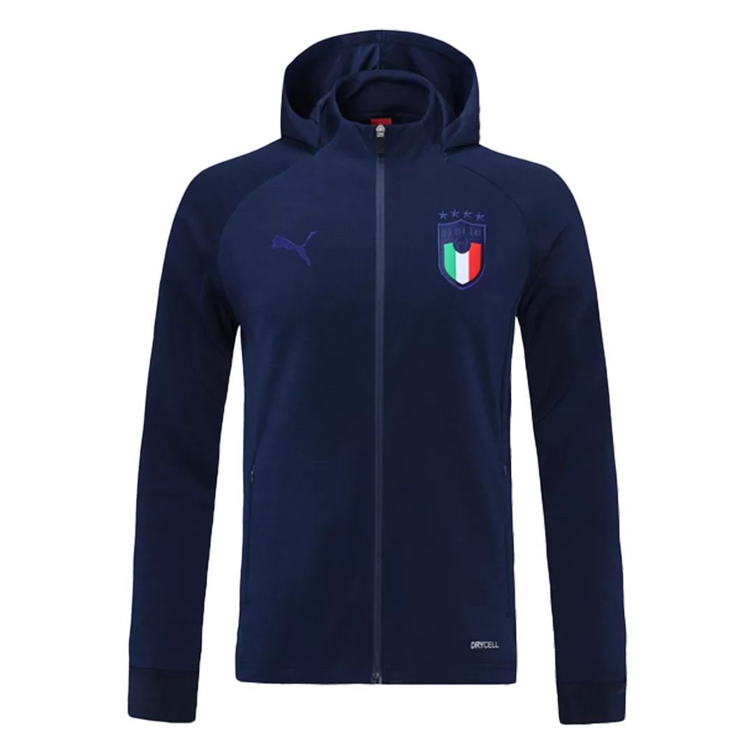 Italy Hoodie Jacket 2021/22 Royal Blue - goaljerseys