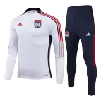Olympique Lyonnais Sweatshirt Kit 2021/22 - Kid White (Top+Pants) - goaljerseys