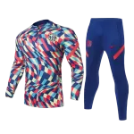 Barcelona Sweatshirt Kit 2021/22 - Blue (Top+Pants) - goaljerseys