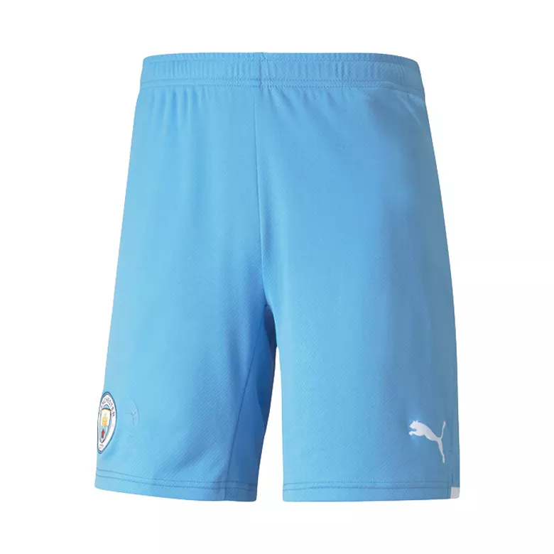 Manchester City Home Soccer Shorts 2021/22 - gojersey