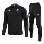 Juventus Sweatshirt Kit 2021/22 - Kid Black (Top+Pants) - goaljerseys