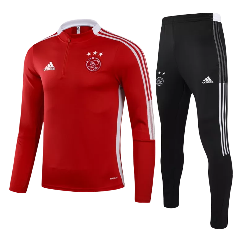 Ajax Sweatshirt Kit 2021/22 - Kid Red (Top+Pants) - gojersey
