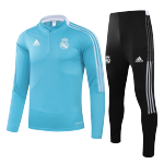 Real Madrid Sweatshirt Kit 2021/22 - Sky Blue (Top+Pants)
