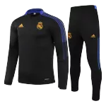 Real Madrid Sweatshirt Kit 2021/22 - Kid Black (Top+Pants) - goaljerseys