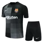 Barcelona Goalkeeper Jersey Kit 2021/22 (Jersey+Shorts) - goaljerseys
