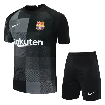 Barcelona Goalkeeper Jersey Kit 2021/22 (Jersey+Shorts) - gojersey