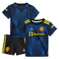 Manchester United Third Away Jersey Kit 2021/22 Kids(Jersey+Shorts)