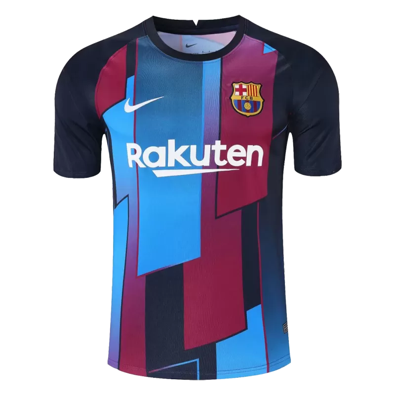 Barcelona Training Jersey 2021/22 - Blue&Red - gojersey