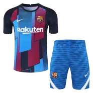 Barcelona Training Jersey Kit 2021/22 (Jersey+Shorts) - goaljerseys