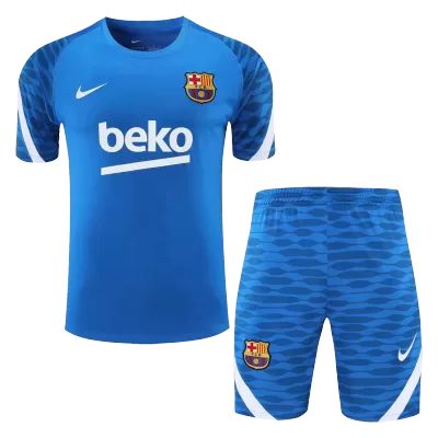 Barcelona Training Jersey Kit 2021/22 (Jersey+Shorts) - gojersey