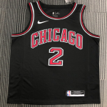 Chicago Bulls Lonzo Ball #2 NBA Jersey Swingman Nike Black - Statement