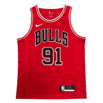Chicago Bulls Dennis Rodman #91 NBA Jersey Swingman Nike Red - Icon