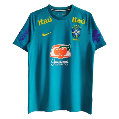 Brazil Training Jersey 2021 - Blue - gogoalshop