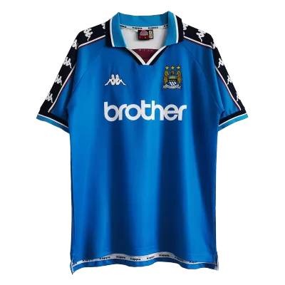 Manchester City Home Jersey Retro 1997/99 - gojersey