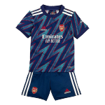 Arsenal Third Away Jersey Kit 2021/22 Kids(Jersey+Shorts)