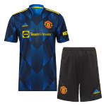 Manchester United Third Away Jersey Kit 2021/22 (Jersey+Shorts)