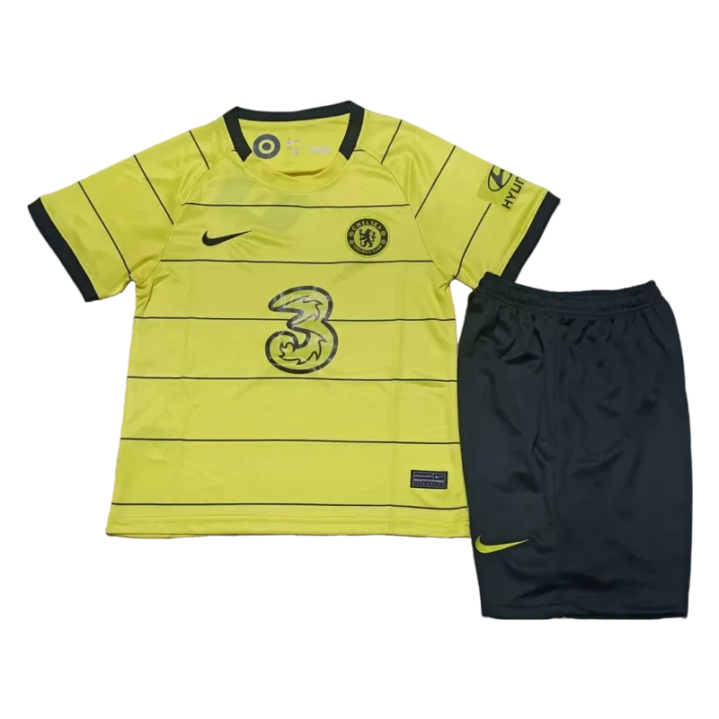 Chelsea Away Jersey Kit 2021/22 Kids(Jersey+Shorts) - gojersey