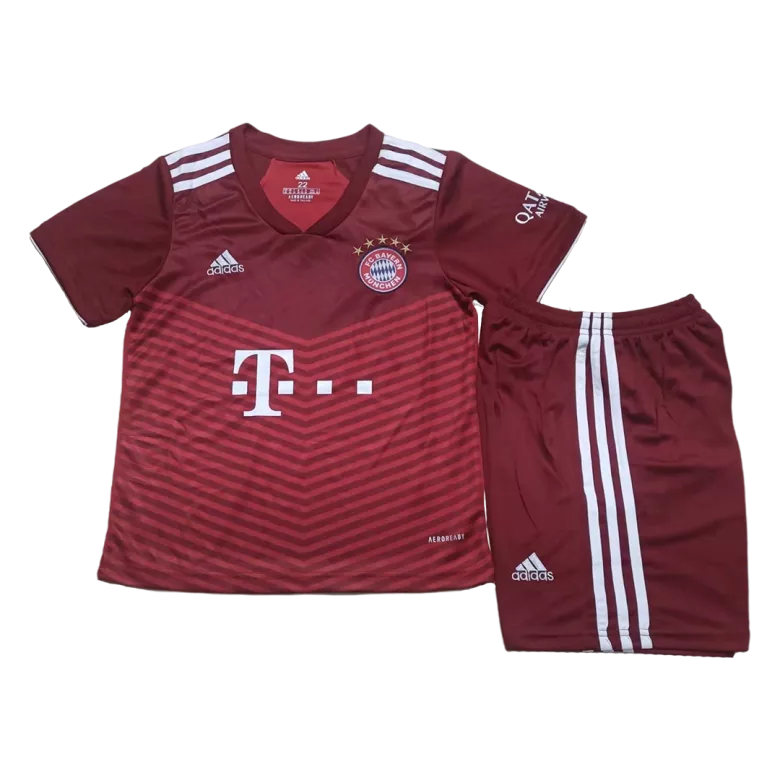 Bayern Munich Home Jersey Kit 2021/22 Kids(Jersey+Shorts) - gojersey