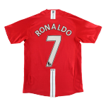 Manchester United RONALDO #7 Home Jersey Retro 2007/08
