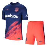 Atletico Madrid Away Jersey Kit 2021/22 (Jersey+Shorts)