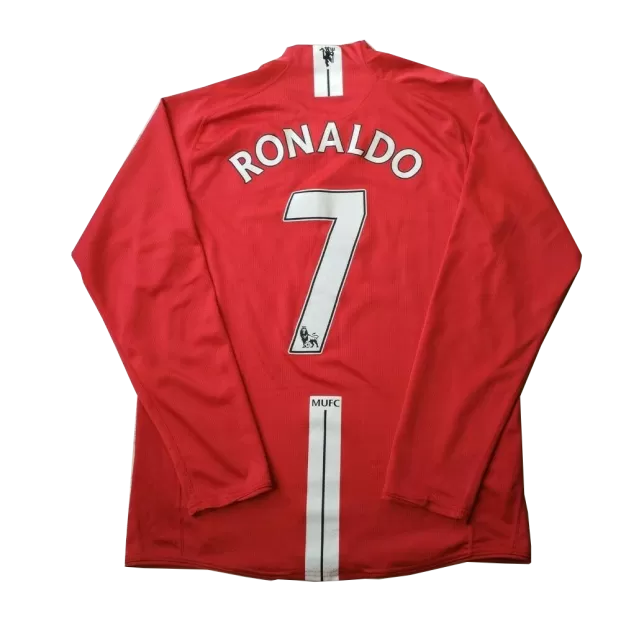 Manchester United RONALDO #7 Home Jersey Retro 2007/08 - Long