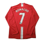 Manchester United RONALDO #7 Home Jersey Retro 2007/08 - Long Sleeve
