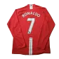 Manchester United RONALDO #7 Home Jersey Retro 2007/08 - Long Sleeve - goaljerseys