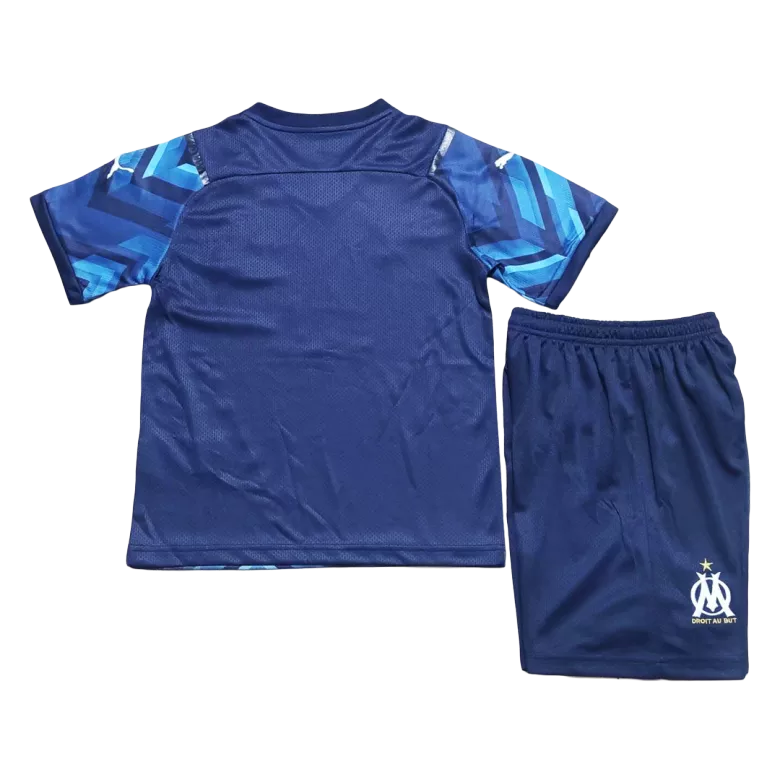 Marseille Away Jersey Kit 2021/22 Kids(Jersey+Shorts) - gojersey