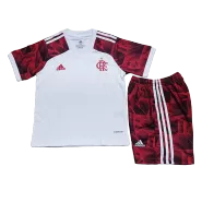 CR Flamengo Away Jersey Kit 2021/22 Kids(Jersey+Shorts) - goaljerseys