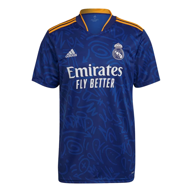 Real Madrid Away Jersey Kit 2021/22 (Jersey+Shorts) - gojersey