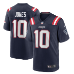 New England Patriots Mac Jones #10 Nike Navy Player Game Jersey