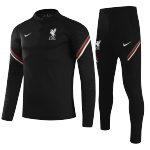 Liverpool Sweatshirt Kit 2021/22 - Black (Top+Pants)