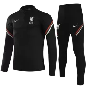 Liverpool Sweatshirt Kit 2021/22 - Black (Top+Pants) - goaljerseys