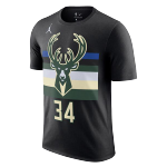 Milwaukee Bucks Giannis Antetokounmpo #34 NBA Jersey Nike Black