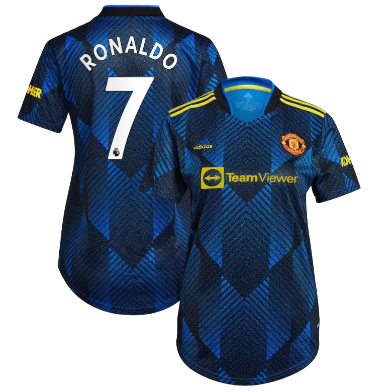 Youth Adidas RONALDO #7 Manchester United Jersey Kit 2021/22 Third