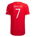 Manchester United RONALDO #7 Home Jersey Authentic 2021/22 - UCL Edition - goaljerseys
