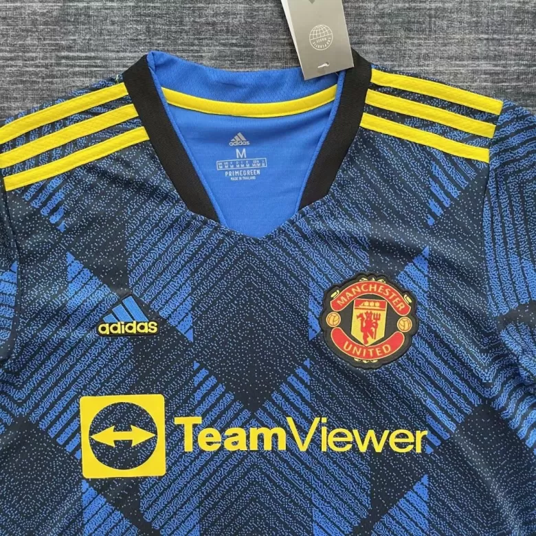 Adidas RONALDO #7 Manchester United Third Away Kit 2021/22 By Adidas Kids