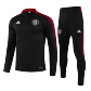 Manchester United Sweatshirt Kit 2021/22 - Kid Black (Top+Pants)